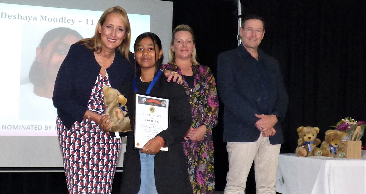 Lions honour children of courage